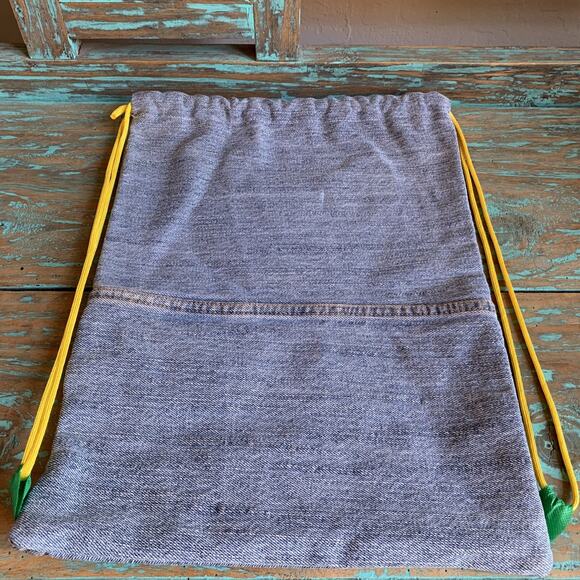 Retro Homemade Owl Denim Daypack Debbie Personalized Vintage Style Floral Bag - Picture 3 of 8